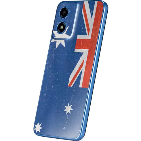 Australia Flag Distressed Moto G Play 4G (2024) Skin